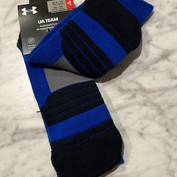 UNISEX UA TEAM CUSHIONED CREW SOCKS - Picture 9 of 9